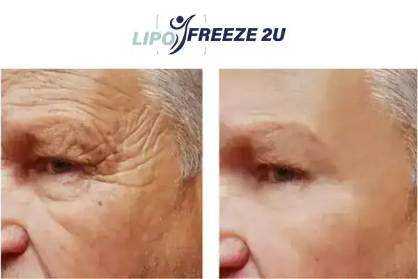 Mens before and after Morpheus 8 Eastbourne results.