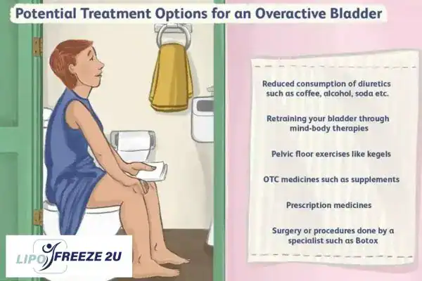 image of woman on toilet because of an overactive bladder Eastbourne