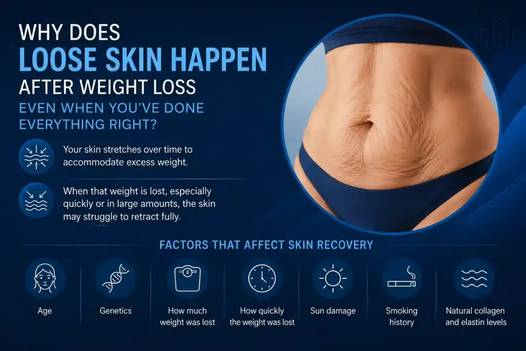 Why Does Loose Skin Happen After Weight Loss Even When You’ve Done Everything Right Eastbourne?