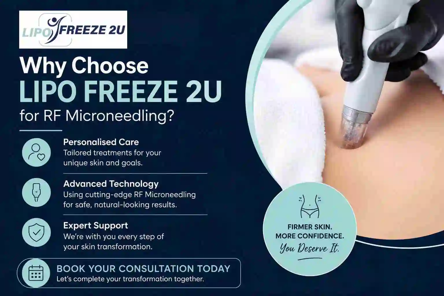 Why Choose LIPO FREEZE 2U for RF Microneedling Eastbourne?